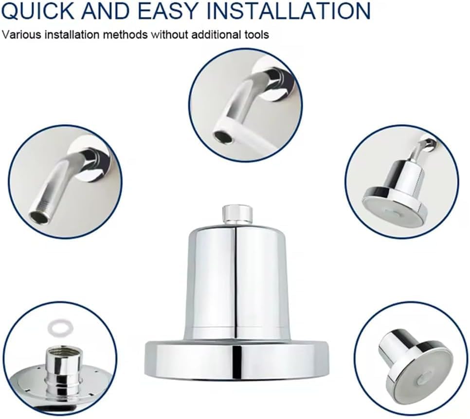 Cascada High Pressure Filtered Shower Head with 15