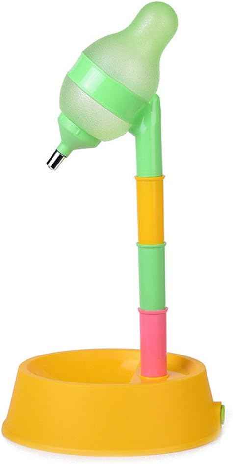 NACOCO Pet Standing Water Dispenser Cat Dog Standing Bowl with Detachable Pole Automatically Feeding Water Height Adjustable