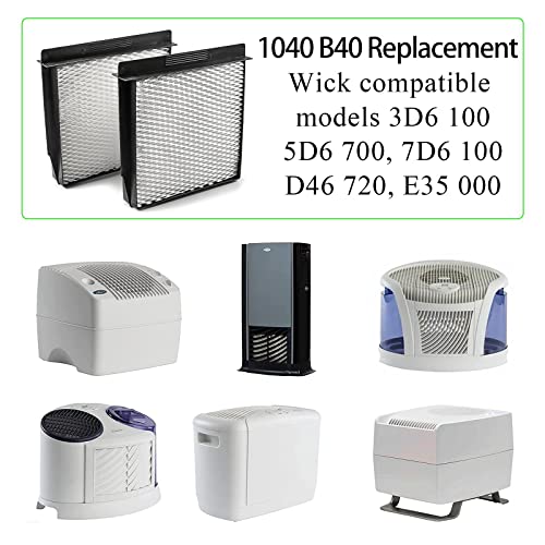 1040 Humidifier Wick Filter Replacement for AIRCARE Air Humidifier 4 Pack