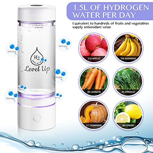 LevelUpWay 2025 Hydrogen Water Bottle Generator with SPE PEM Technology