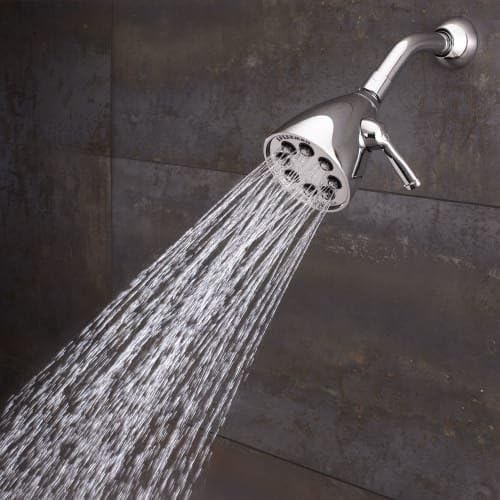 Speakman S-2251-MB Signature Icon Anystream High Pressure Adjustable Solid Brass Shower Head, 2.5 GPM, Matte Black