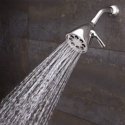 S-2251-MB Signature Icon Anystream High Pressure Adjustable Solid Brass Shower Head, 2.5 GPM, Matte Black