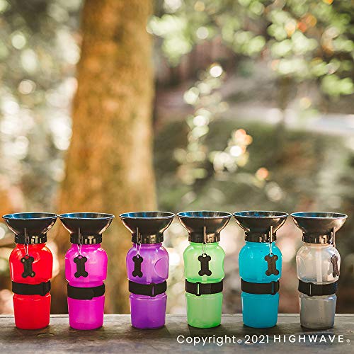 AutoDogMug Dog Water Bottle with Built