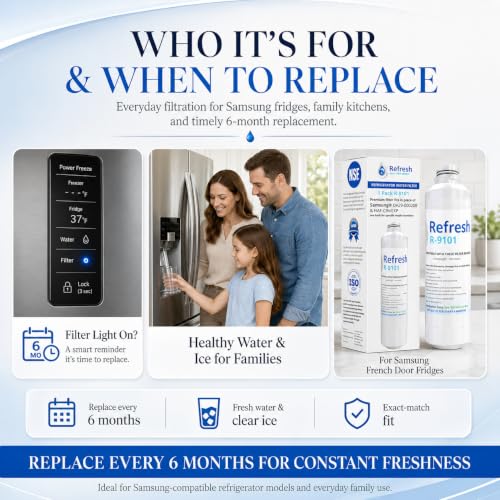 Refresh Refrigerator Water Filter Replacement