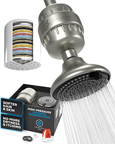 23 Stage Filtered Shower Head with 3 Spray Settings