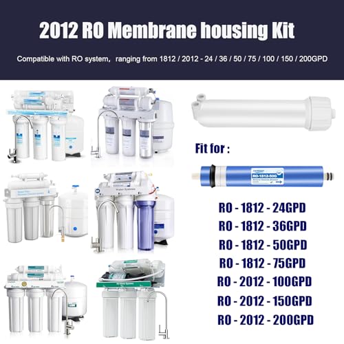 1812 2012 Reverse Osmosis Membrane Housing Kit