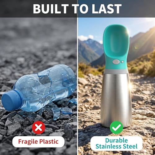 24oz Insulated Dog Water Bottle