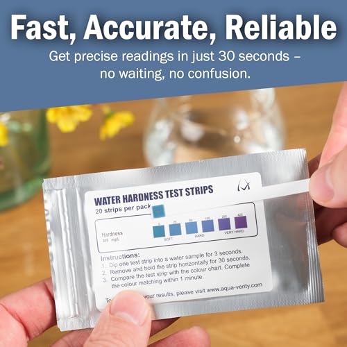 Water Hardness Test Strips (20 Test Strips)