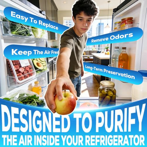 3 Pack W10311524 AIR1 Refrigerator Air Filter Replacement for Whirlpool (3 Count)
