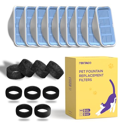 Cat Water Fountain Replacement Filters for 3.2L