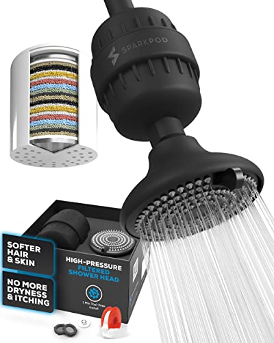 23 Stage Filtered Shower Head with 3 Spray Settings