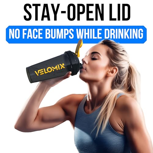 2 Pack 28oz Protein Shaker Bottle for Protein Mixes (2 Count)