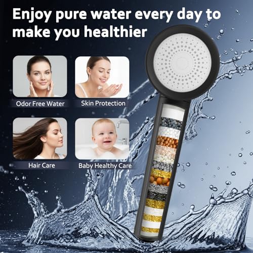 Filtered Shower Head with Handheld