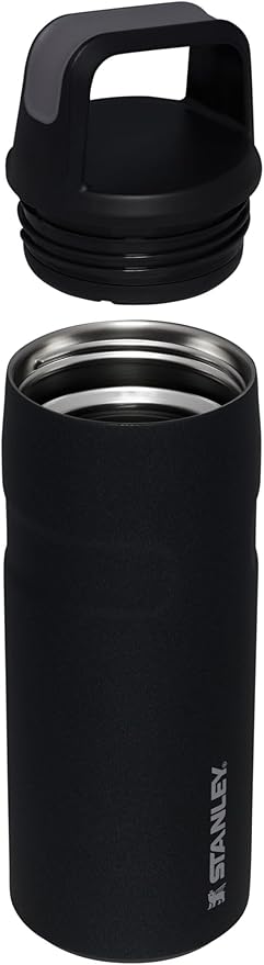 Stanley IceFlow Cap and Carry Water Bottle | Wide Mouth Twist Lid | Lightweight & Leakproof for Travel & Sports | Insulated Stainless Steel | BPA-Free
