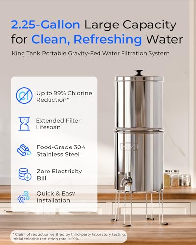 TK-A-S Gravity Water Filter System, NSF/ANSI 42&372 Standard