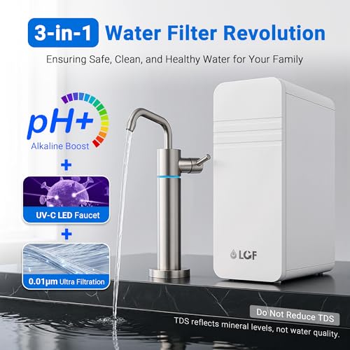 0.01μm Ultra Filtration Under Sink Water Filter System with UV