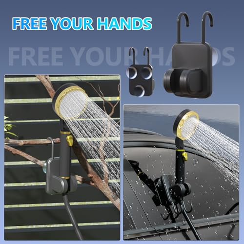 Portable Shower for Camping with Immersion Water Heater