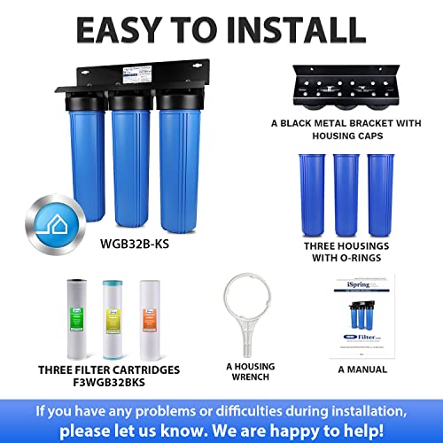 WGB32B KS Heavy Metals Whole House Water Filter System