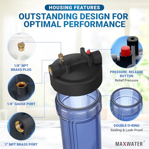 Whole House Water Filter Housing