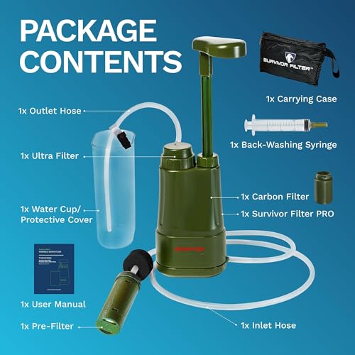 PRO Portable Water Filter for Camping
