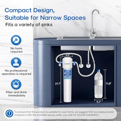 21" WFS5300A 5 Years Under Sink Water Filtration System