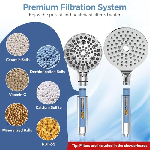Shower Head Filter Replacement Cartridge for SSJ781 (2 Count)