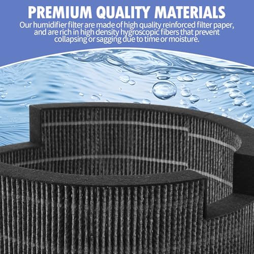 Humidifier Replacement Filter Compatible with LEVOIT Sprout Evaporative Humidifier for Bedroom Baby (2 Count)
