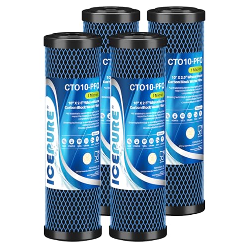 1 Micron 10" x 2.5" Whole House PFOA (4 Count)