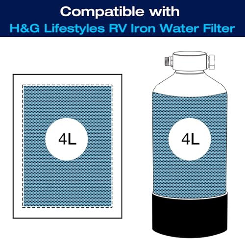 4L Iron Removal Resin for Iron Water Filter