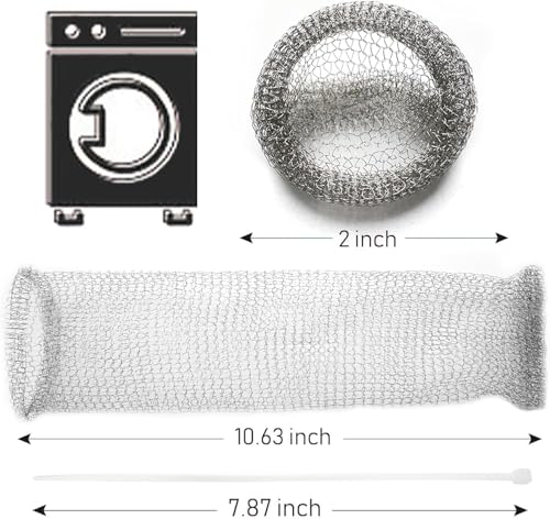 2 PCS Washing Machine Lint Catcher Lint Traps for Washing Machine Hose (2 Count)