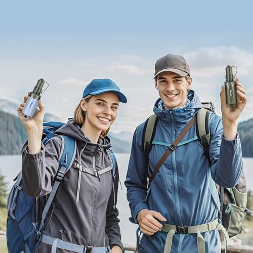 2 Pack Timain Portable Personal Water Filter Straw (2 Count)