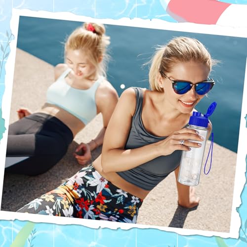 20 Pcs 17 Oz Plastic Water Bottles Bulk Sports