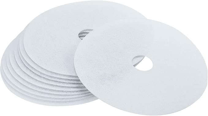 MECCANIXITY Universal Cloth Dryer Exhaust Filter, Cotton 240x38mm White for Clothes Dryer Filter Replacement Pack of 10