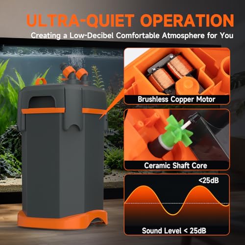 External Canister Filter for Aquariums
