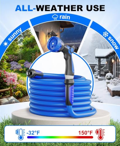 Garden Water Hose 50 ft x 5 (50 Foot)