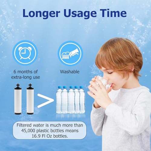 Upgraded】Renami Filter Replacement for Berkey® BB9 (4 Count)