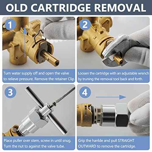 Shower Cartridge Compatible with Moen 1222 Replacement Cartridge