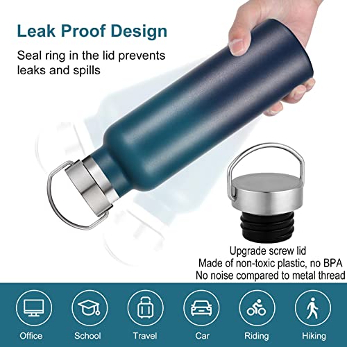 20 oz Insulated Water Bottles Bulk 4 Pack (4 Count)