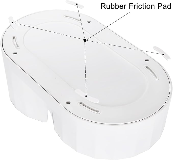 RIZZARI Dog Water Bowl Dispenser: 5L Large Stainless Steel Gravity Feeder - Leak-Proof - Detachable Bowl & Filter Instruction - Easy to Use for Busy Multi-Pet Owners with Small Puppies & Kittens