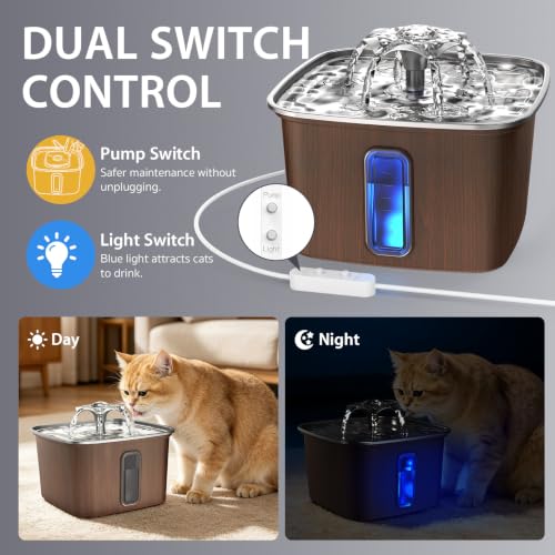 Innovation Award Winner Stainless Steel Cat Water Fountain