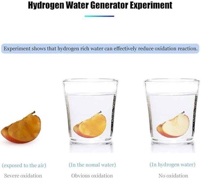 260Ml Hydrogen Water Ionizer Maker Alkaline Hydrogen Water Bottle Water Filter Purifier Keep Body Hydrated Rechargeable High Concentration Hydrogen Water Generator