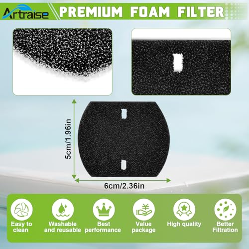 4 Pack 2390A Filter Replacement for Bissell Pet Hair Eraser Filter Hand (4 Count)