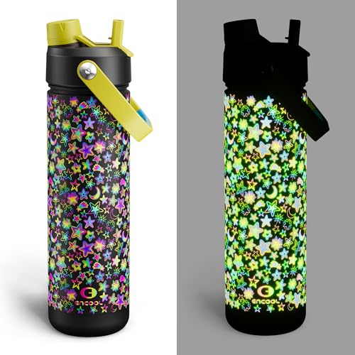 Insulated Water Bottle with Straw Stainless Steel Water Bottle