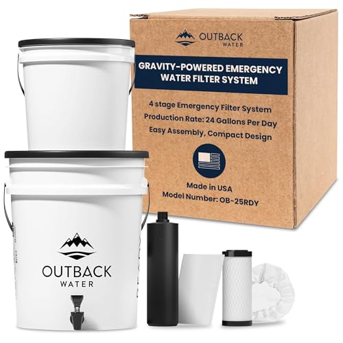 Outback Emergency Water Filter System for Survival Kit