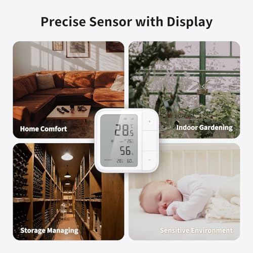 Thread Zigbee Smart Climate Sensor W100