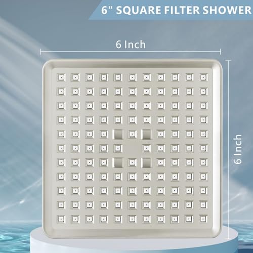 High Pressure Rain Shower Head with Filtered