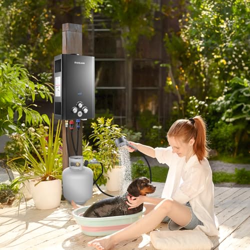 BE264B Propane Water Heater Outdoor