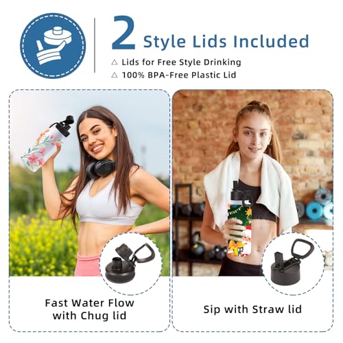 Sublimation Insulated Water Bottles Blank Bulk 8 Pack (8 Count)