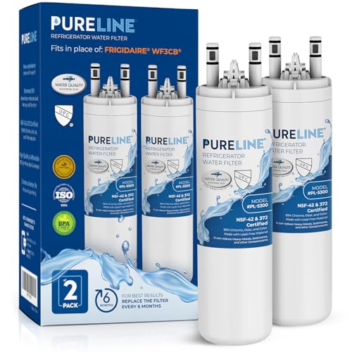 Replacement for WF3CB Refrigerator Water Filter (2 Count)