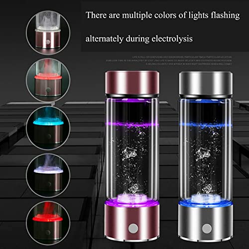 Hydrogen Water Generator Ionizer Hydrogen Alkaline Water Bottle Machine Maker Portable PEM Technology Make Hydrogen Content Up to 800